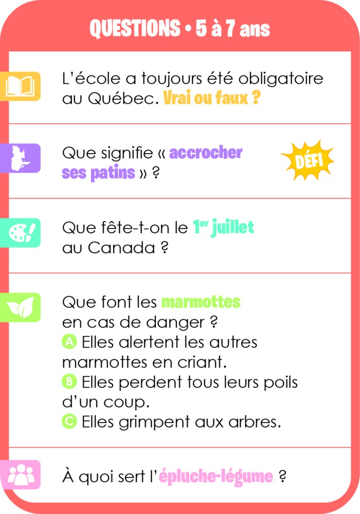 Le Quiz Trop L'fun  Du Québec