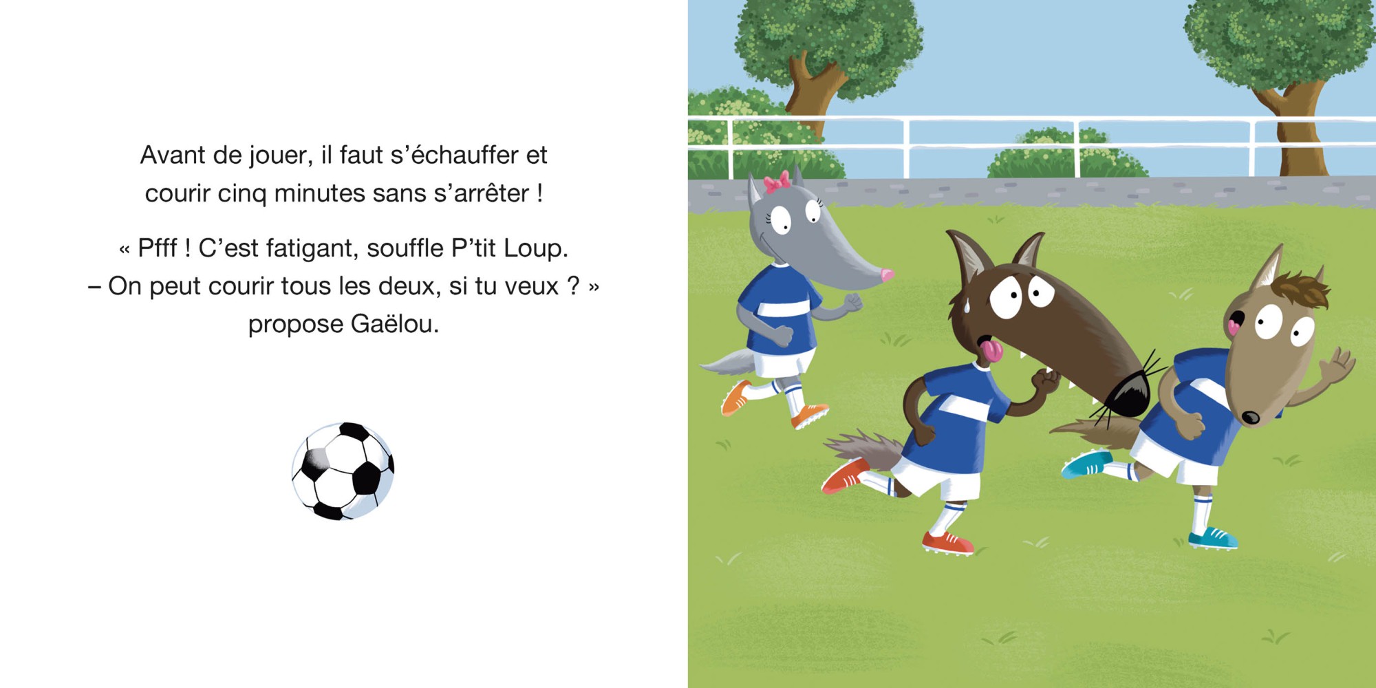 P'tit Loup Joue Au Soccer