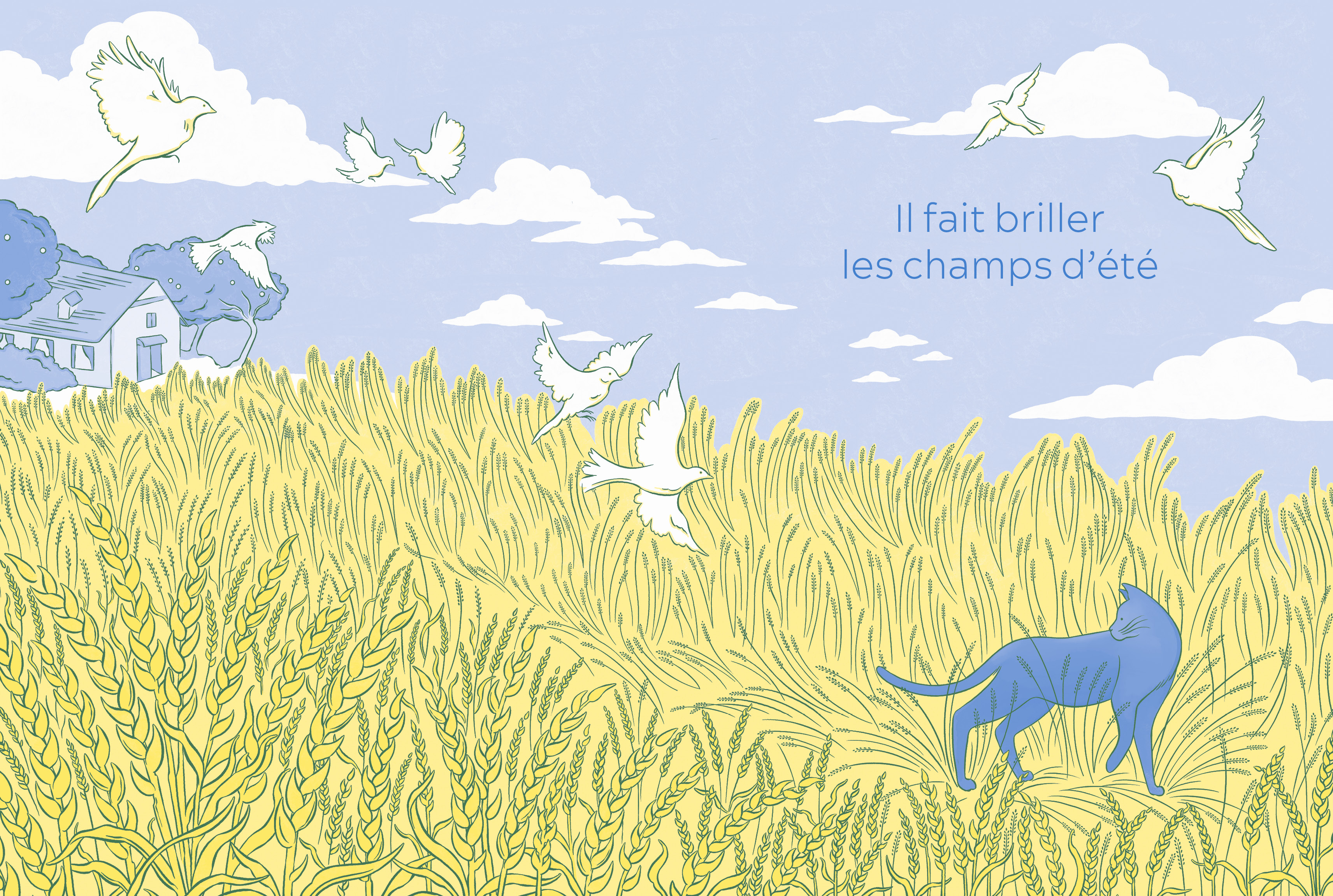 LE CHAT QUI AIMAIT LE JAUNE