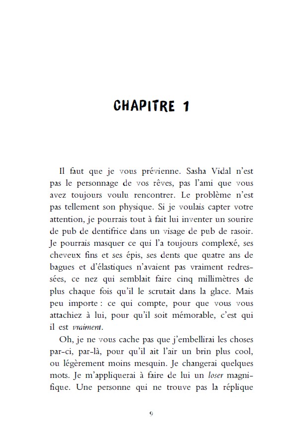 SASHA VIDAL EST TOUJOURS LA