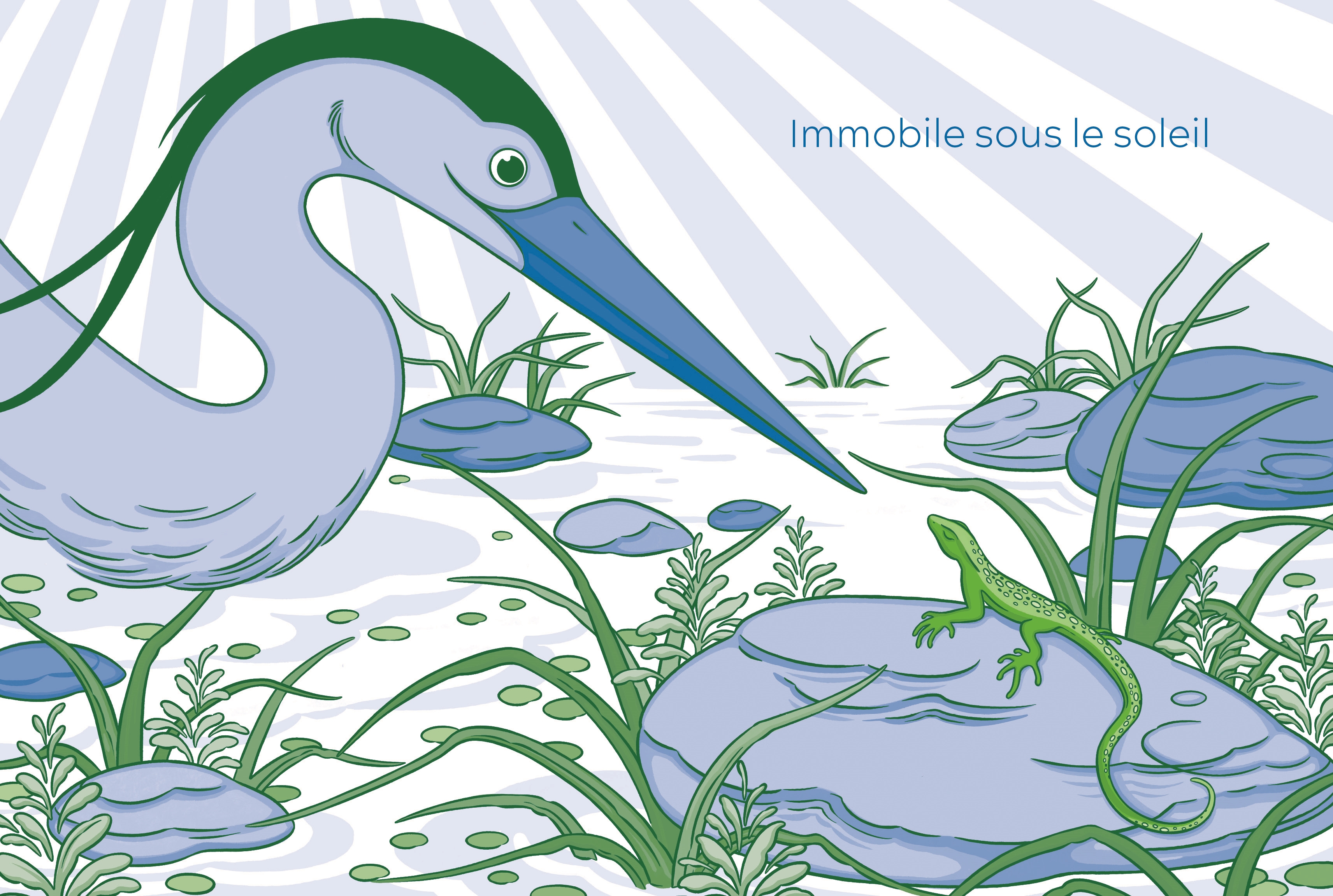 LE HERON QUI AIMAIT LE VERT LE HERON QUI AIMAIT LE VERT