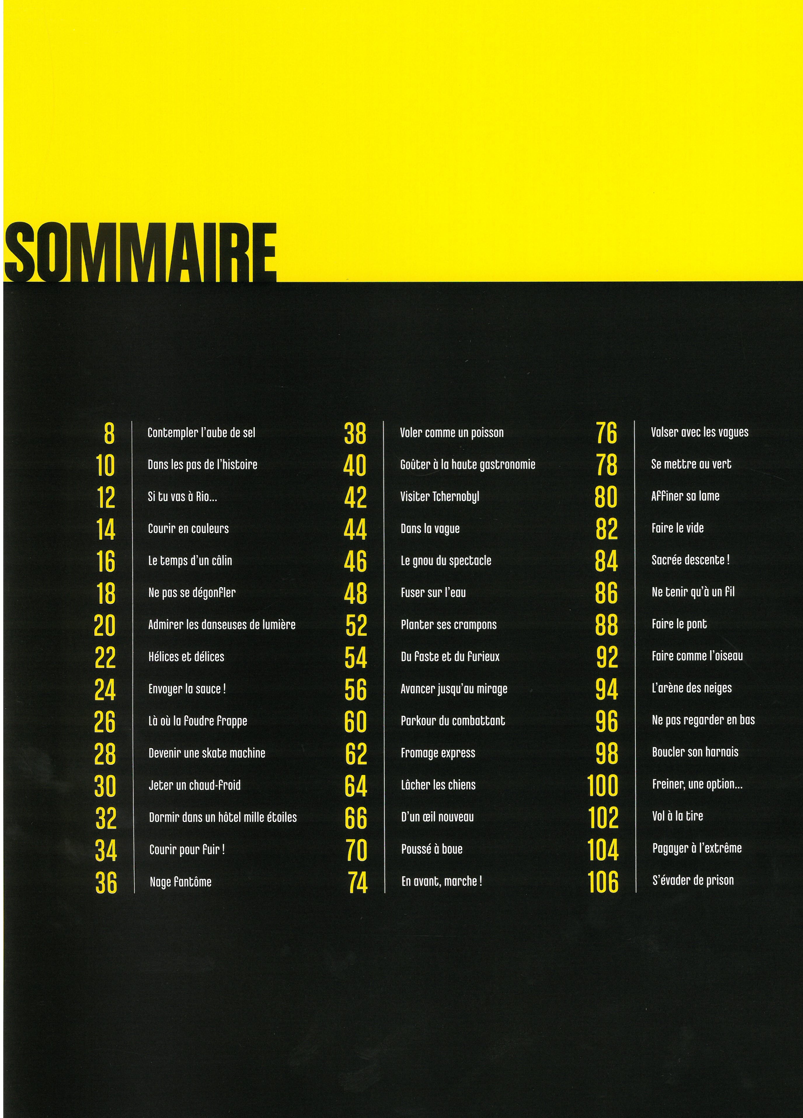 EN VIE : 100 EXPERIENCES SENSATIONNELLES A TENTER EN UNE VIE