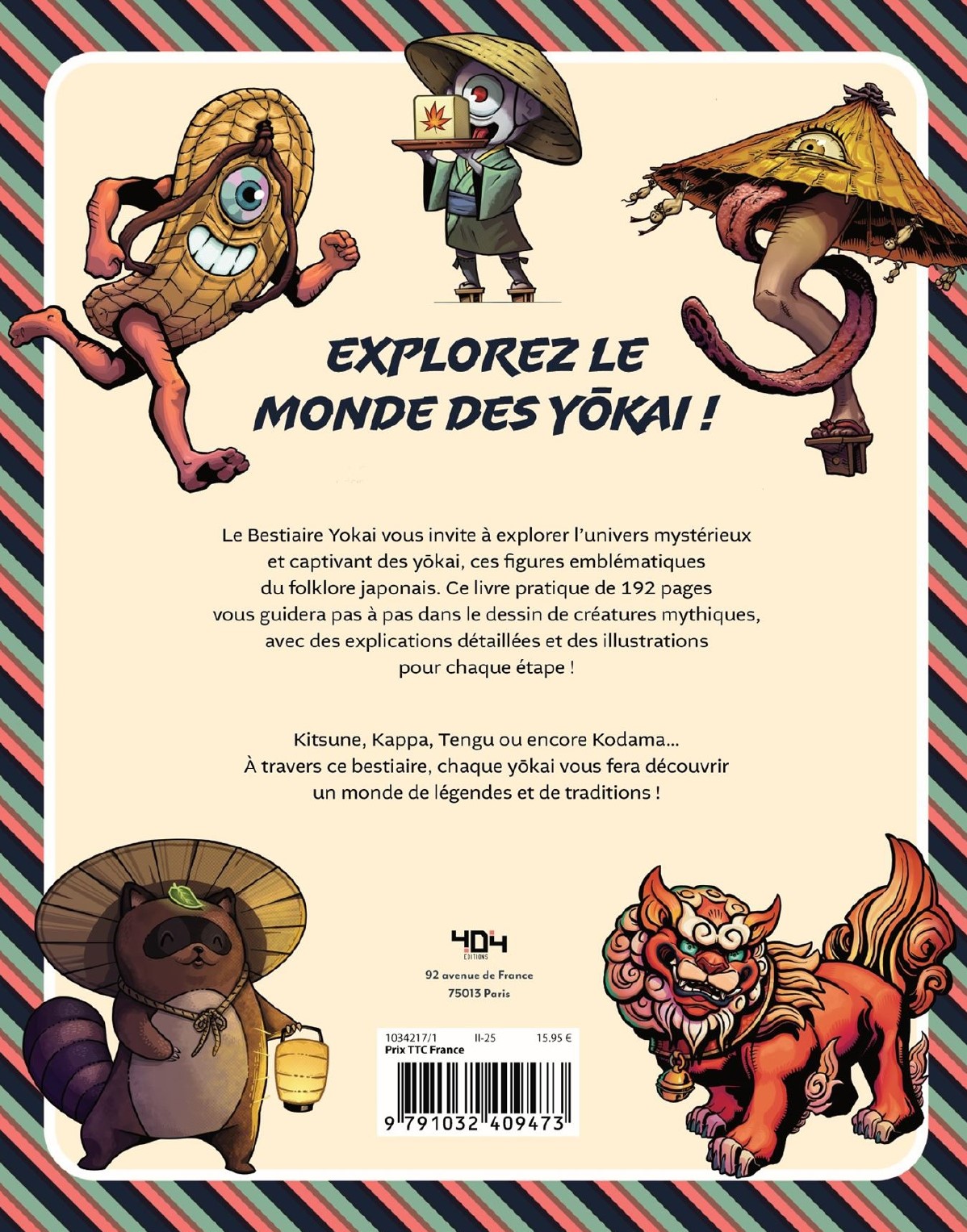 BESTIAIRE YOKAI : DESSINER LES CREATURES FANTASTIQUES DU JAPON BESTIAIRE YOKAI : DESSINER LES CREATURES FANTASTIQUES DU JAPON
