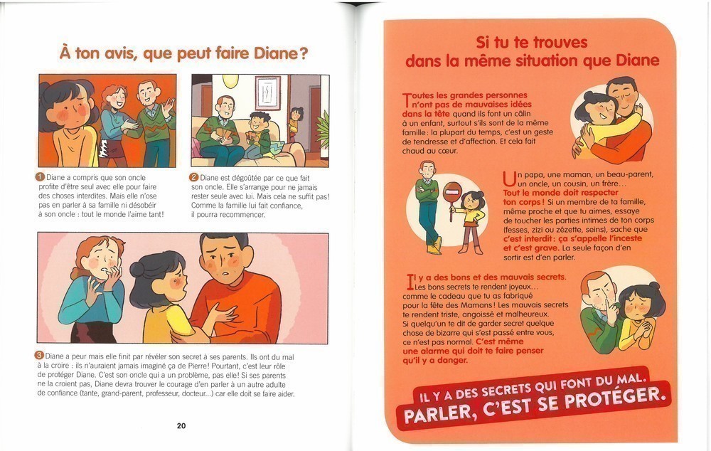 LE PETIT LIVRE POUR DIRE STOP AUX VIOLENCES SEXUELLES FAITES AUX ENFANTS