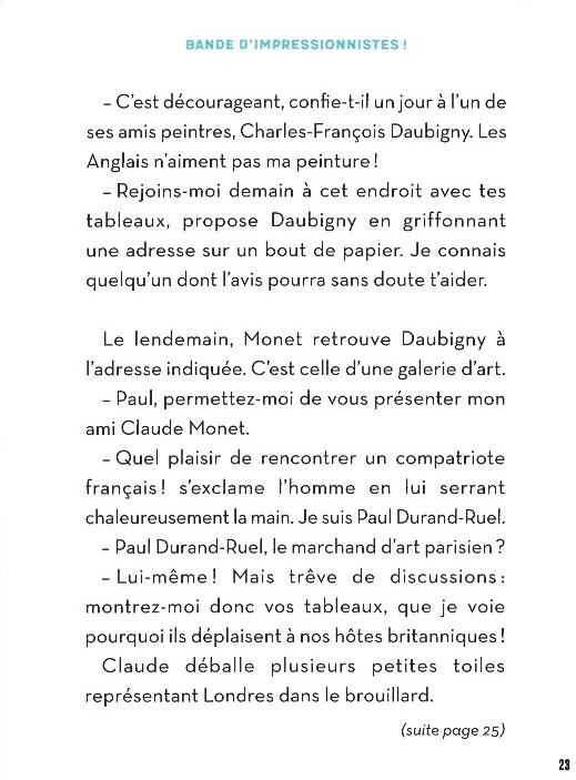 CLAUDE MONET, LE PEINTRE DES  IMPRESSIONS