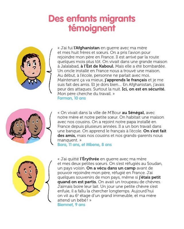 LE PETIT LIVRE POUR PARLER DES ENFANTS MIGRANTS
