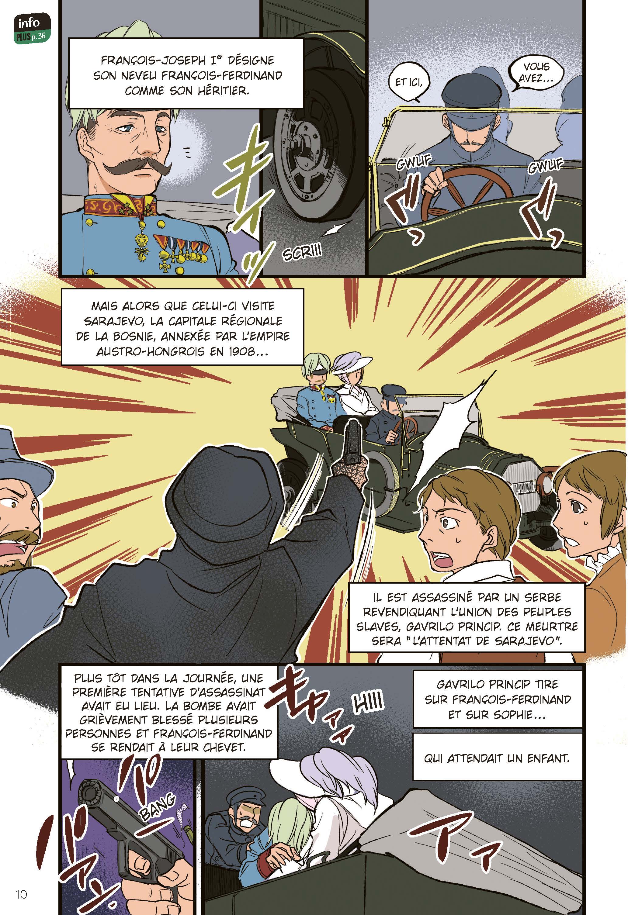 LE XXE SIECLE EN MANGA T1 DE LA PREMIERE GUERRE MONDIALE A LA CRISE DE 1929