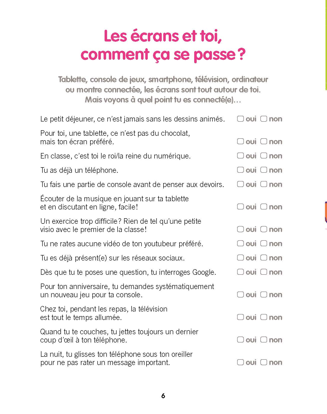 LE PETIT LIVRE POUR BIEN VIVRE AVEC LES ECRANS