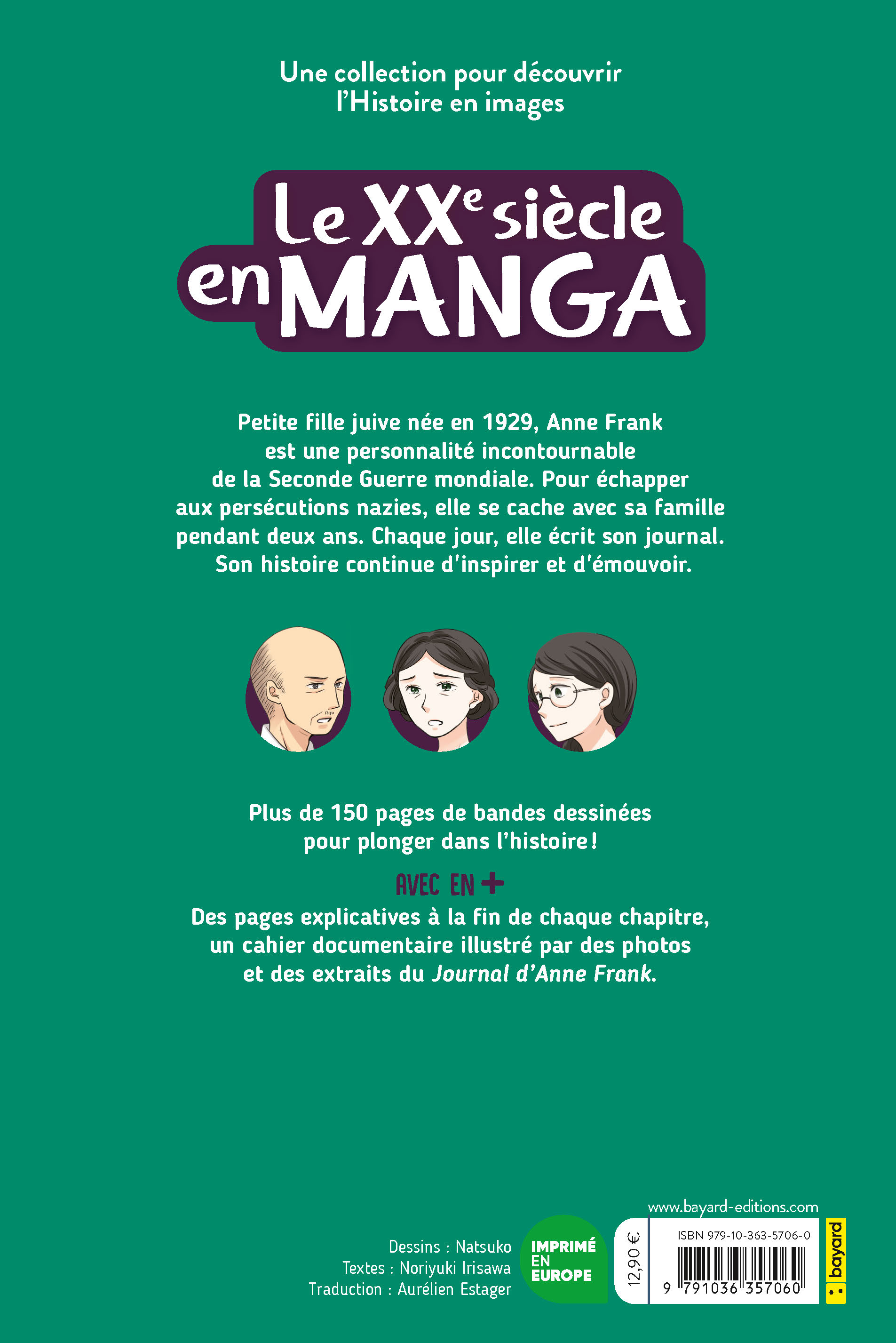 LE XXE SIECLE EN MANGA T4 ANNE FRANK