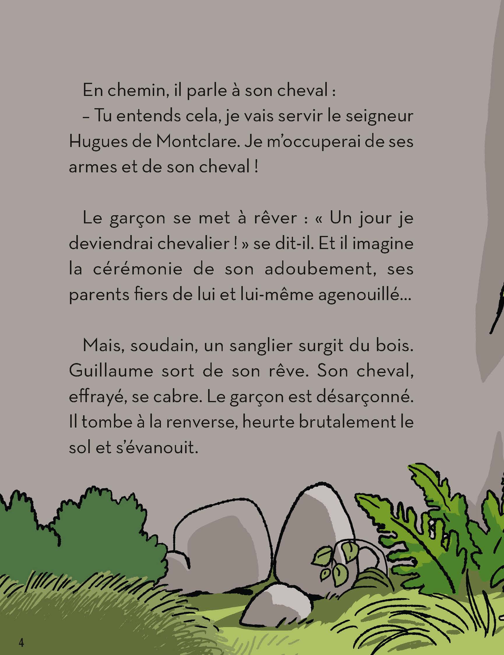 LA VERITABLE HISTOIRE DE GUILLAUME QUI VOULAIT ETRE CHEVALIER 