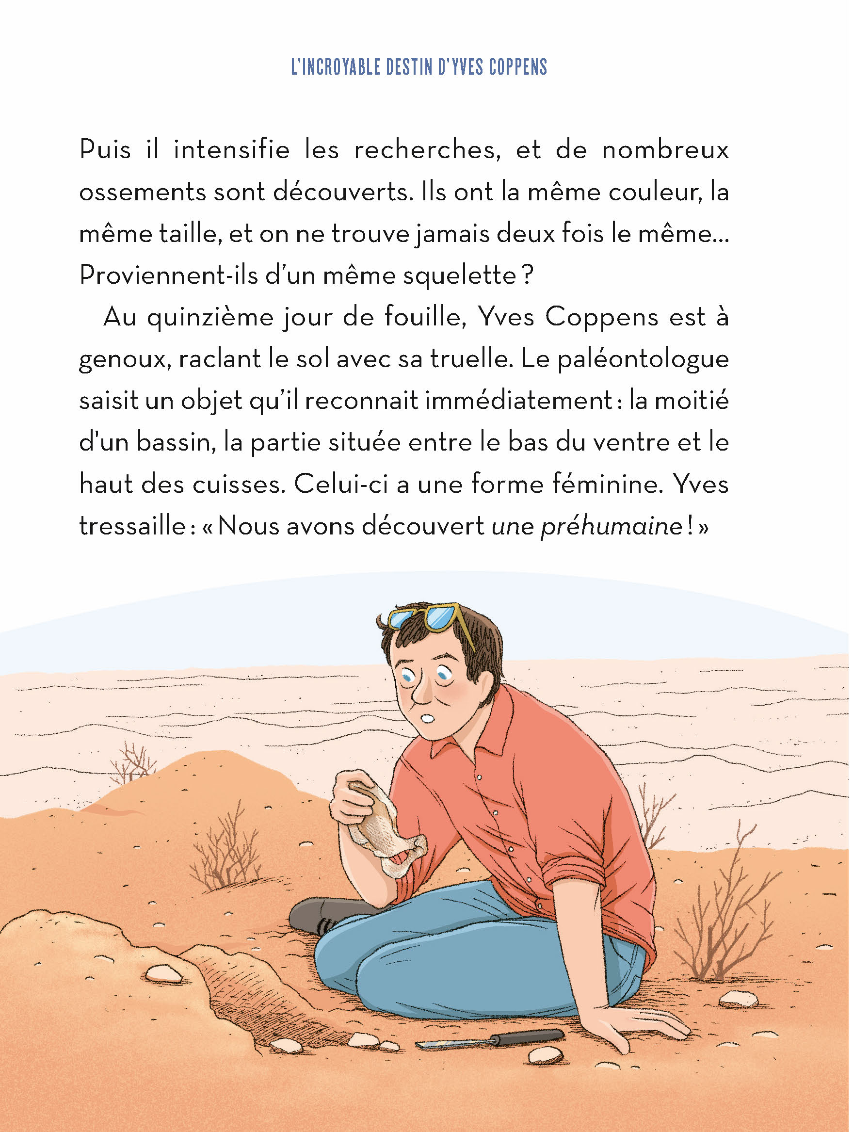 YVES COPPENS, LE PALEONTOLOGUE QUI A DECOUVERTE LUCY