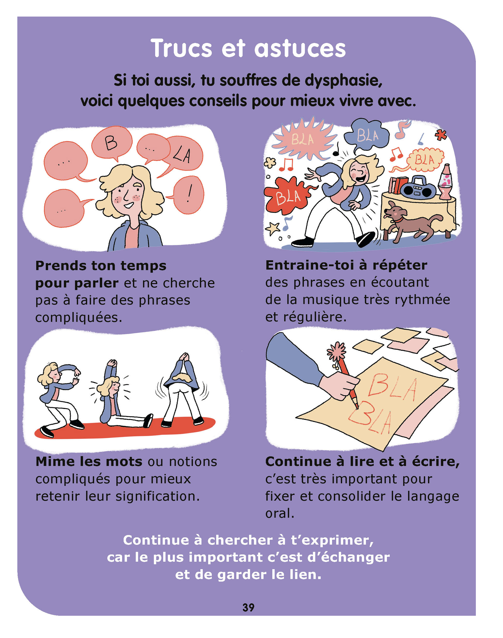 LE PETIT LIVRE POUR BIEN GRANDIR AVEC UN TROUBLE DYS