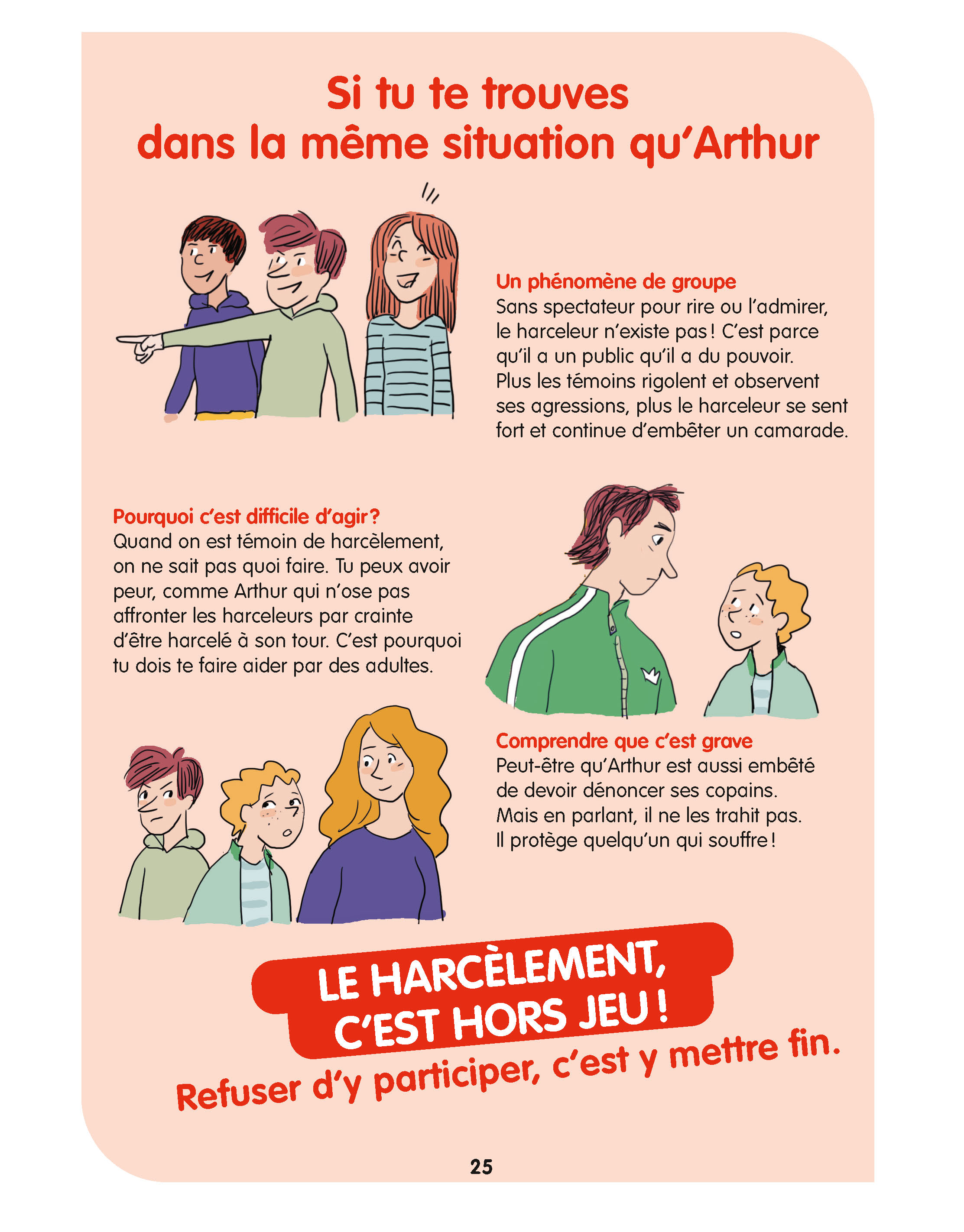 LE PETIT LIVRE POUR DIRE STOP AU HARCELEMENT A L