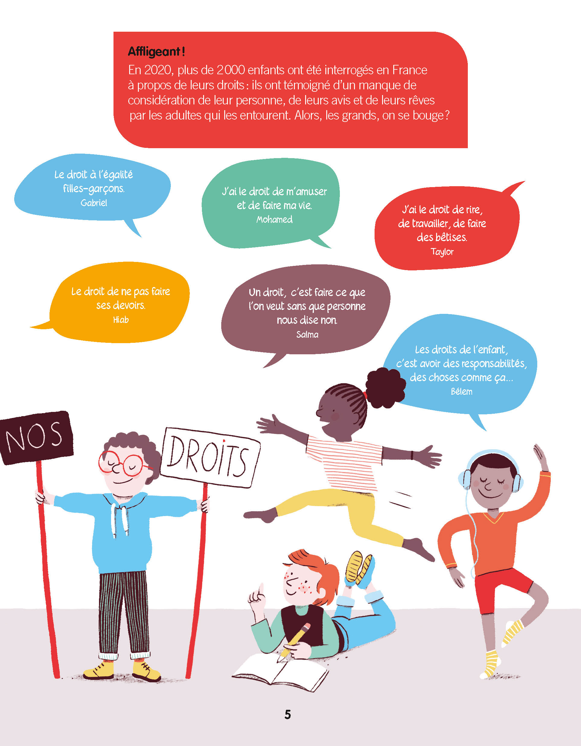 LE PETIT LIVRE POUR PARLER DES DROITS DES ENFANTS