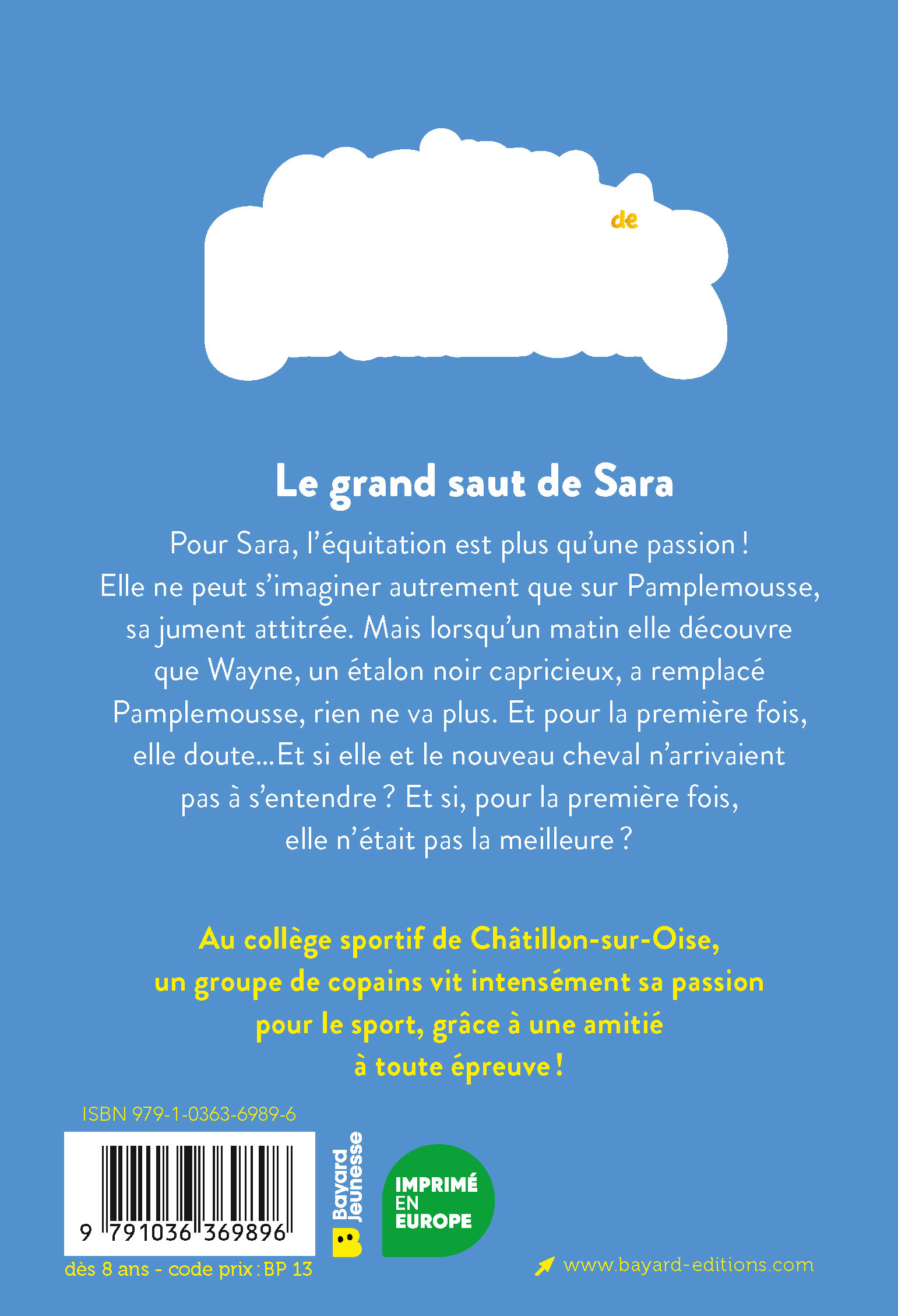 LE GRAND SAUT DE SARA - GRAINES DE CHAMPIONS T4