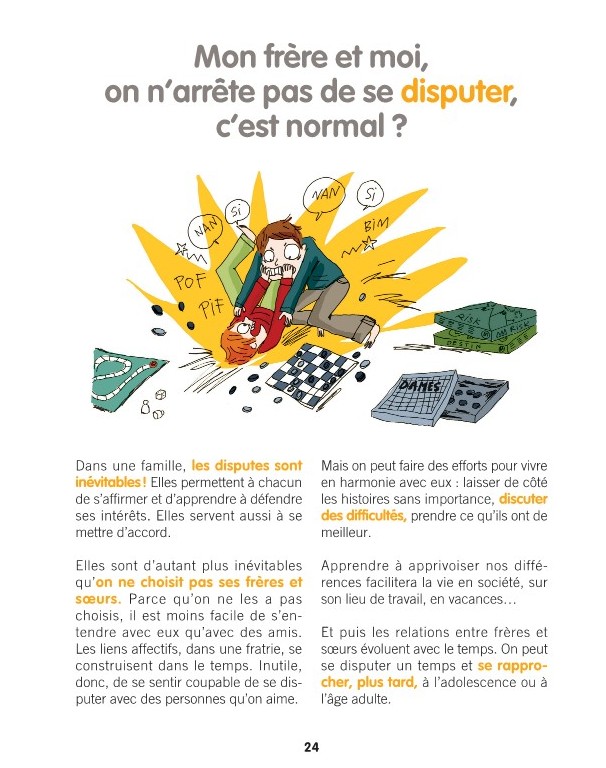 PETIT LIVRE POUR BIEN VIVRE EN FAMILLE