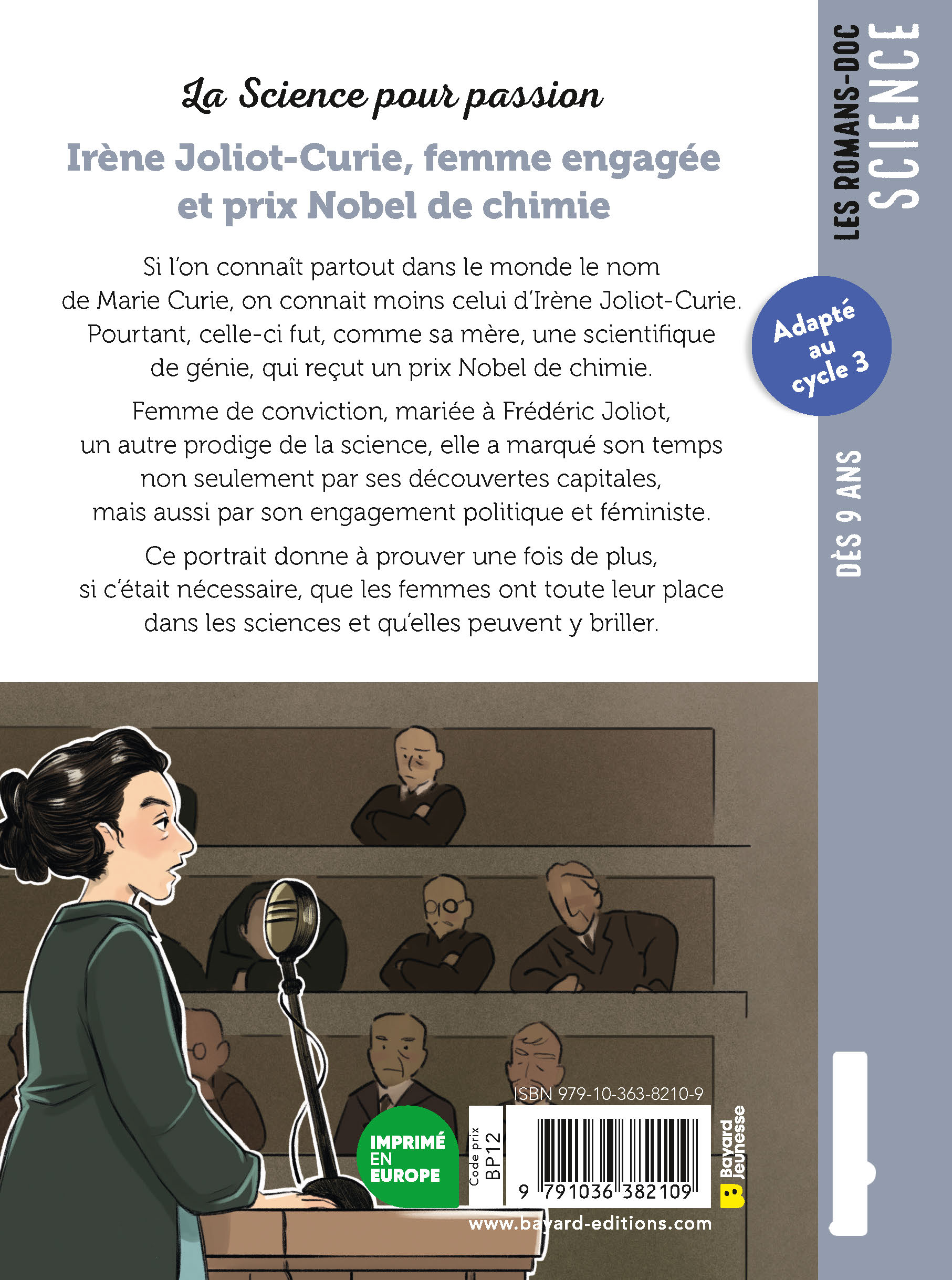 IRENE JOLIOT CURIE FEMME ENGAGEE QUI RECUT LE PRIX NOBEL DE CHIMIE