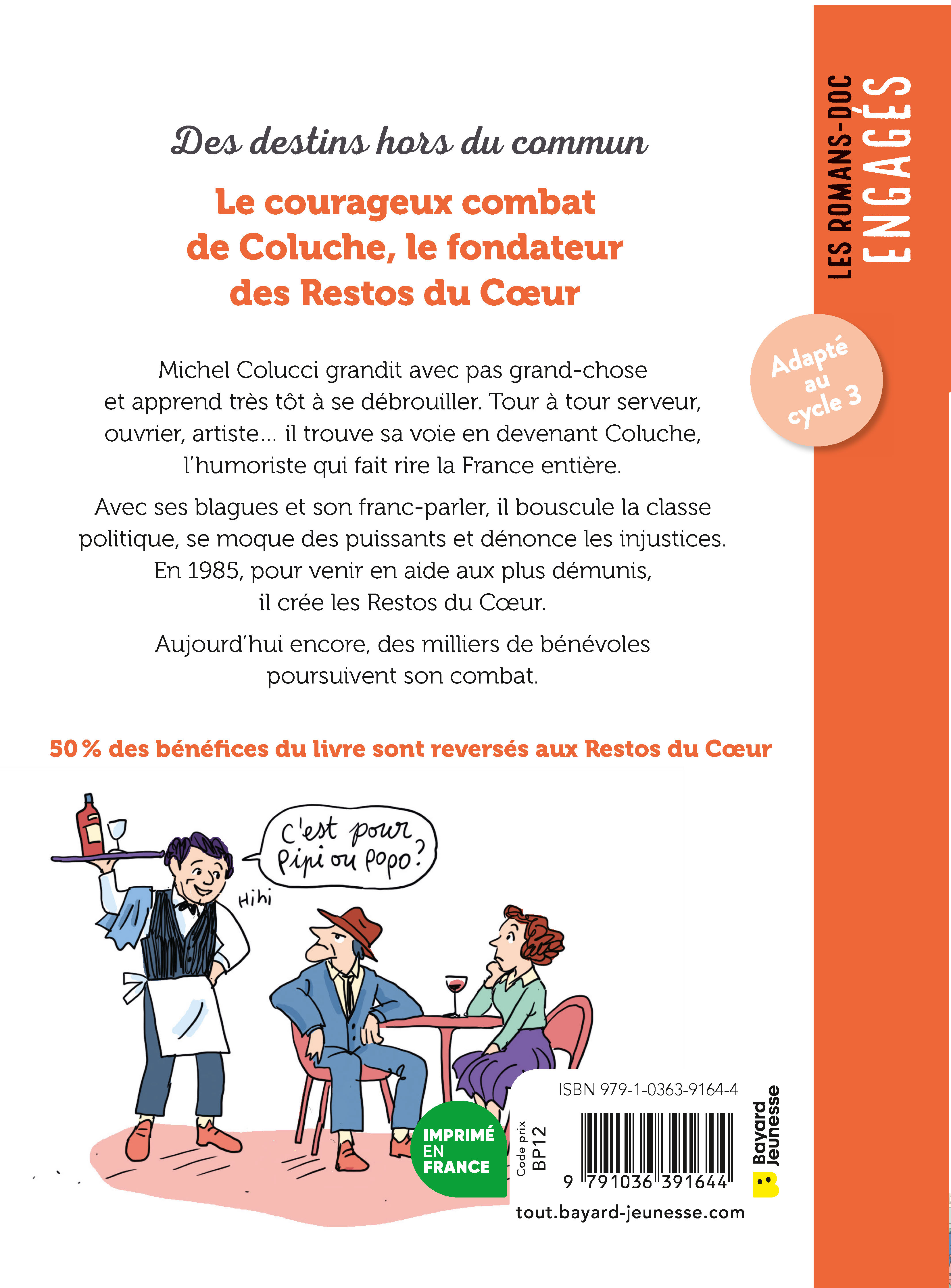 LE COURAGEUX COMBAT DE COLUCHE, FONDATEUR DES RESTOS DU COEUR