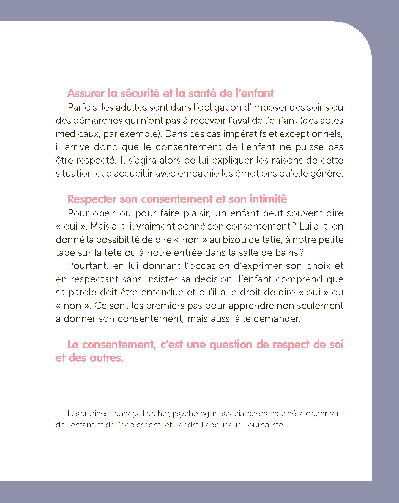 PETIT LIVRE POUR PARLER DE L
