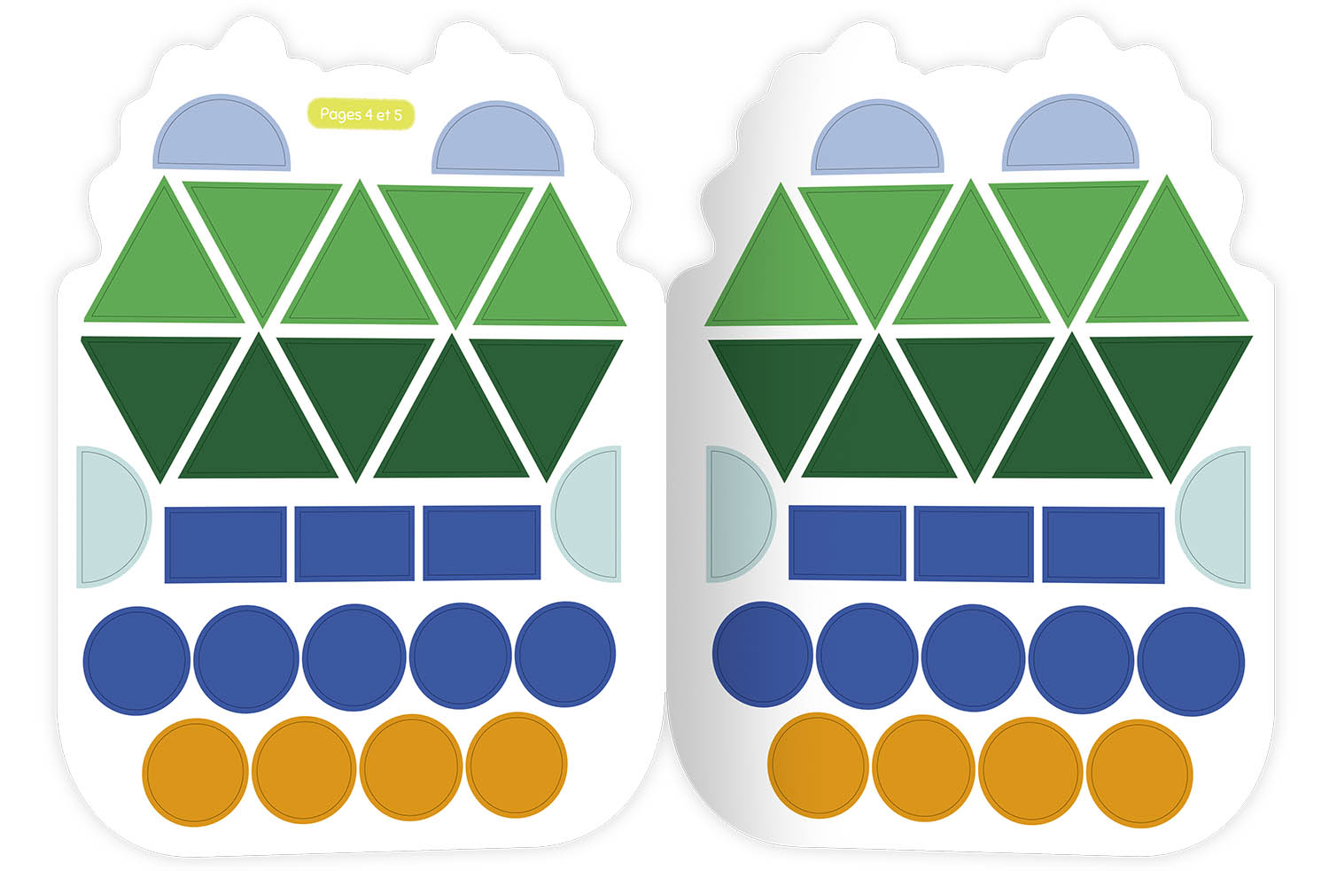 Gommettes Formes - Coucou Petit Renne