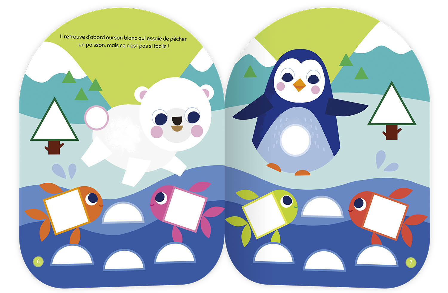 Gommettes Formes - Coucou Petit Pingouin