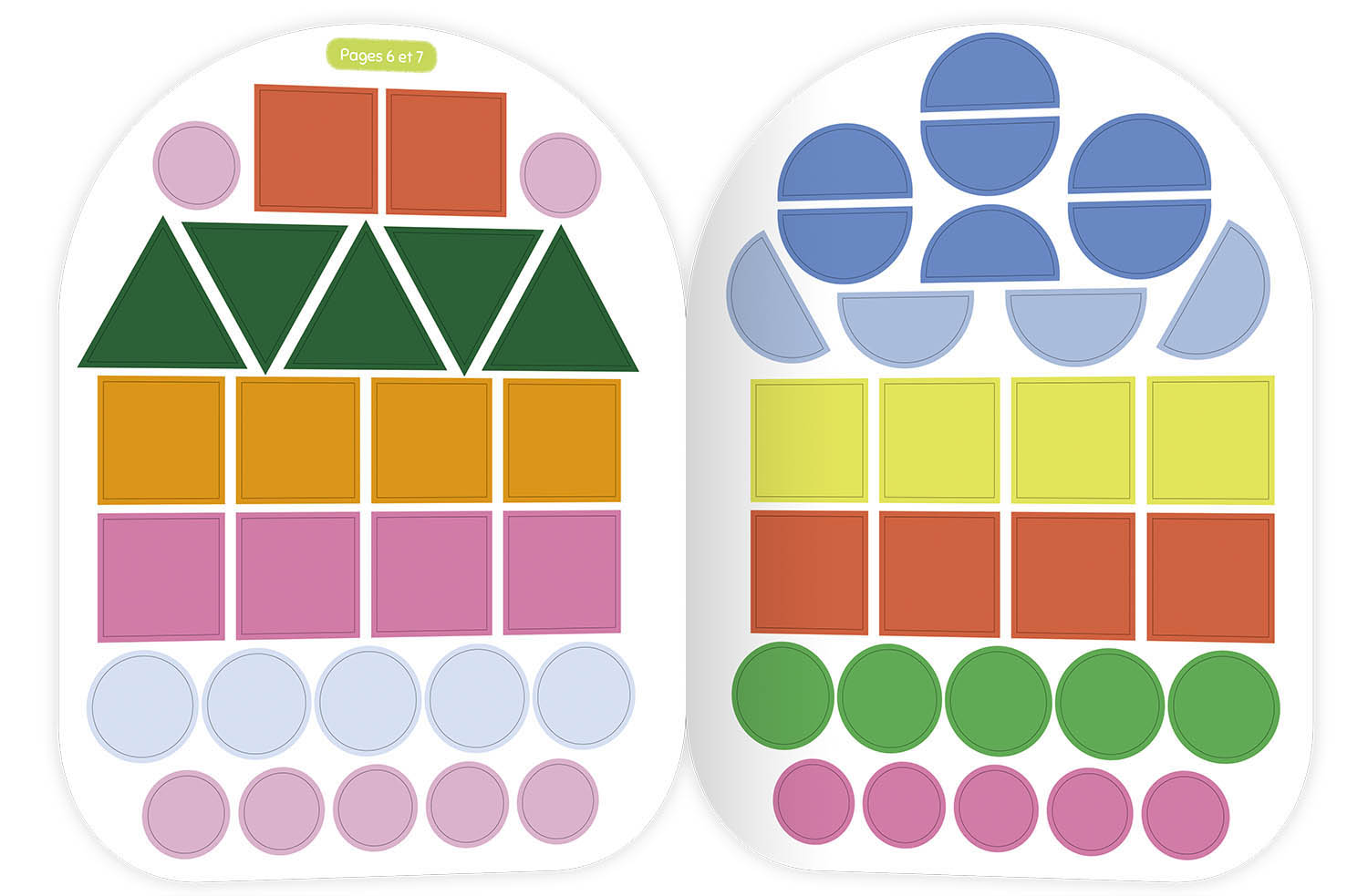 Gommettes Formes - Coucou Petit Pingouin