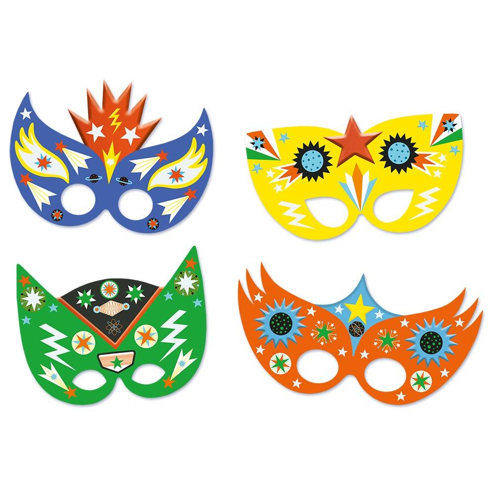 Mi Estuche De Artista: Máscaras De Superhéroes Para Decorar