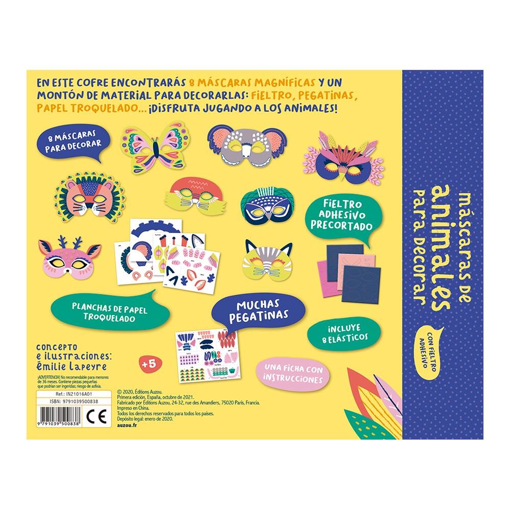 Estuche De Máscaras De Animales Para Decorar