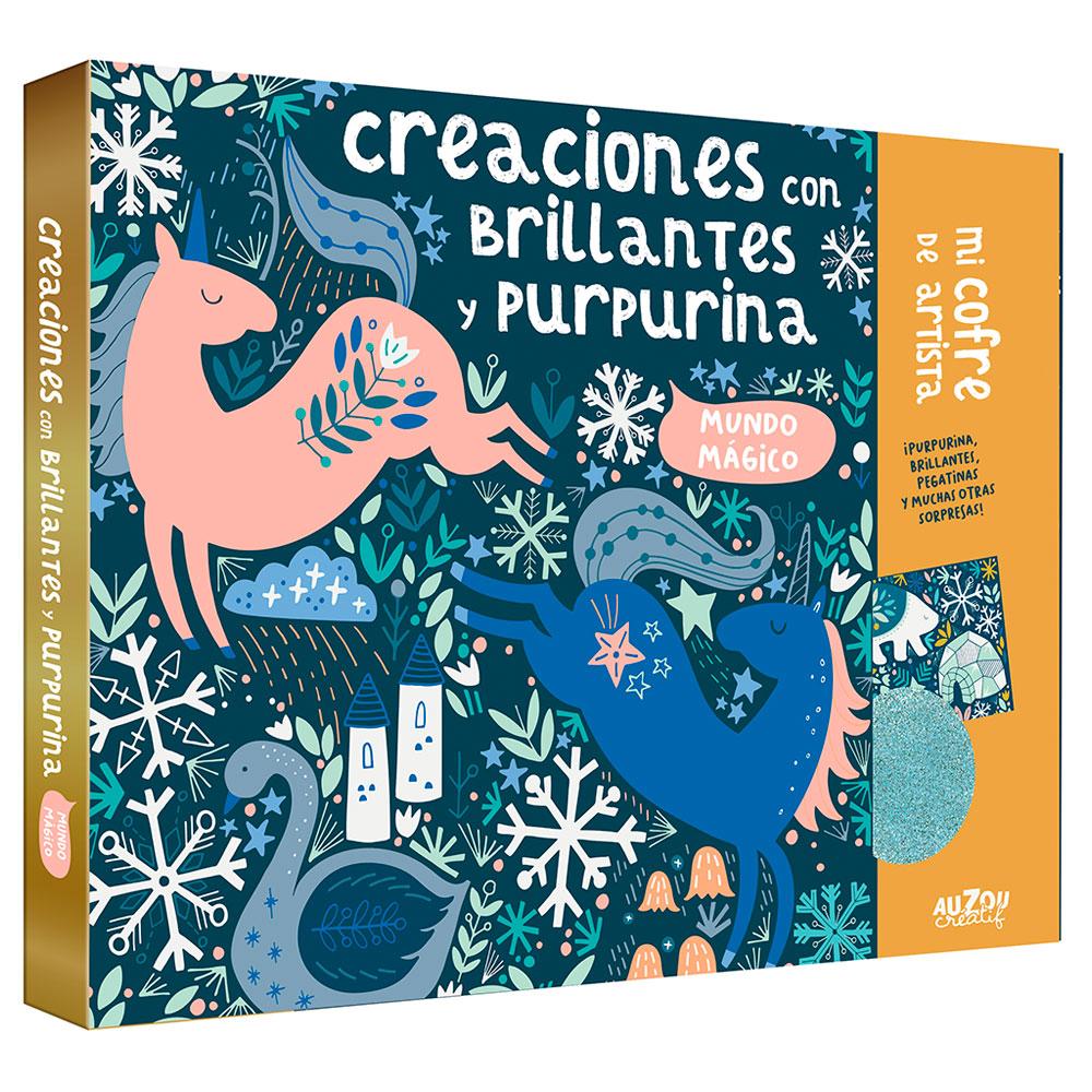 Mi Cofre De Artista: Creaciones Con Brillantes Y Purpurina