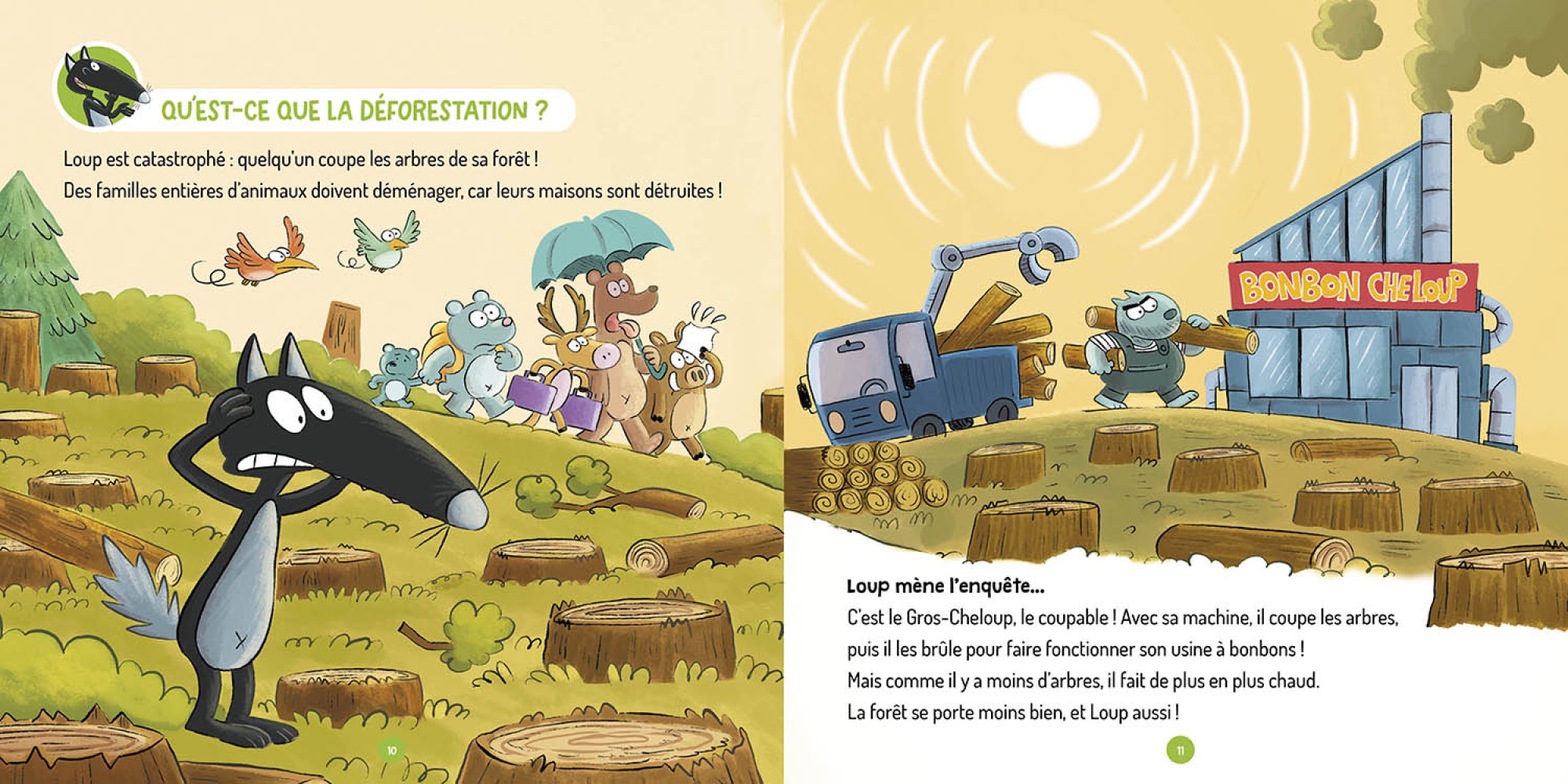 LES QUESTIONS DE LOUP - PROTEGER LA PLANETE
