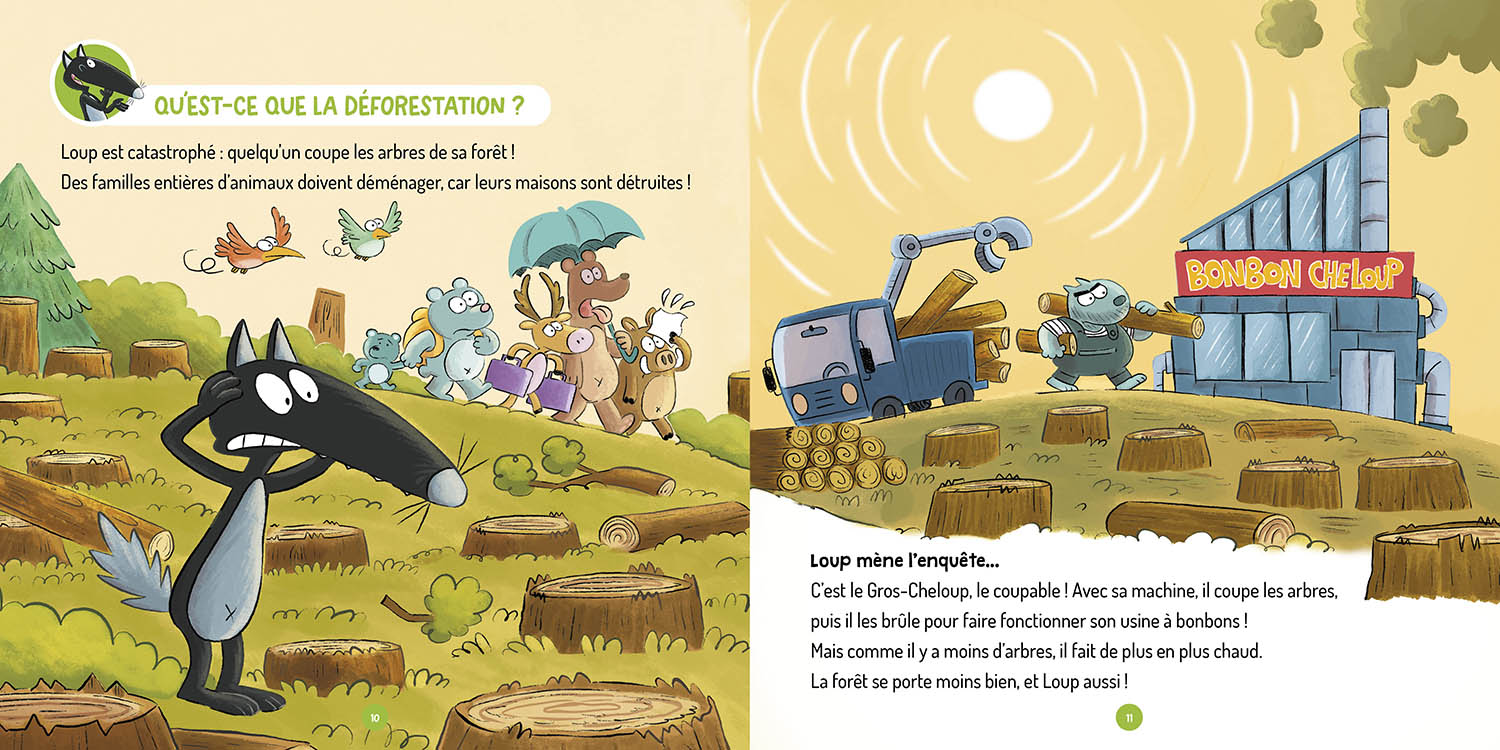 LES QUESTIONS DE LOUP - PROTEGER LA PLANETE
