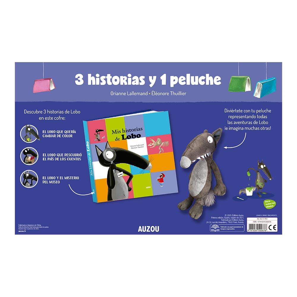 Cofre Mis Historias De Lobo Con Peluche