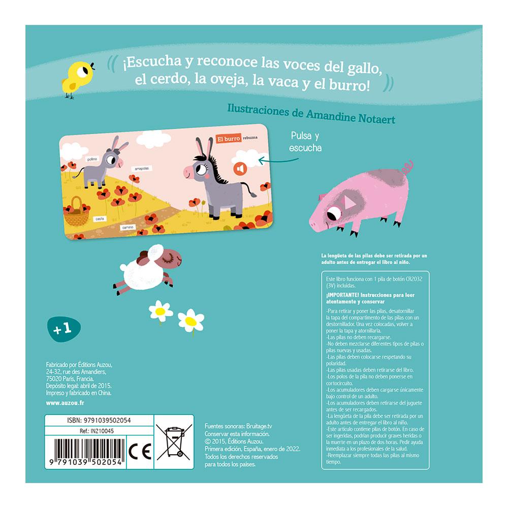 Libro De Sonidos. Animales De La Granja