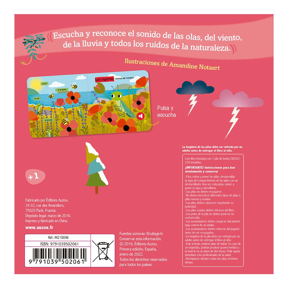 Libro De Sonidos. La Naturaleza