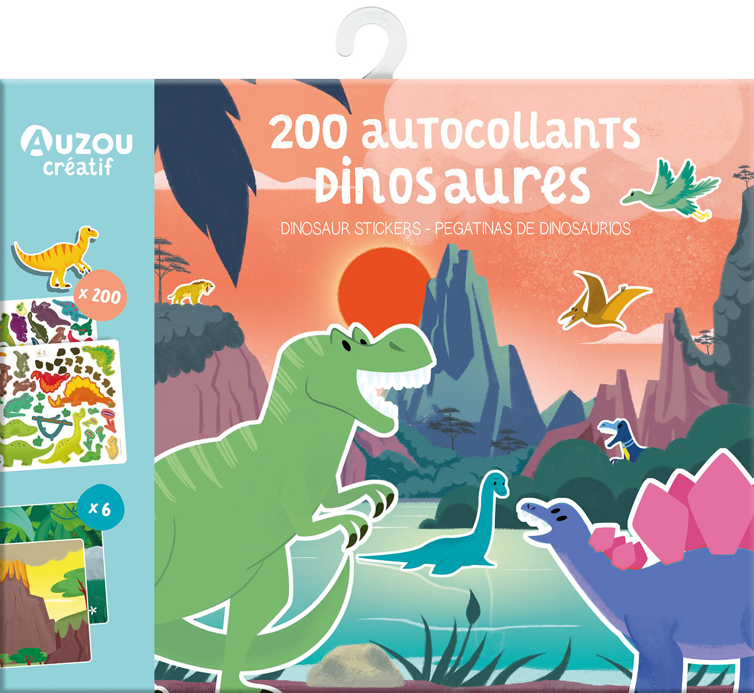 200 autocollants dinosaures (édition 2021) 200 autocollants dinosaures (édition 2021)