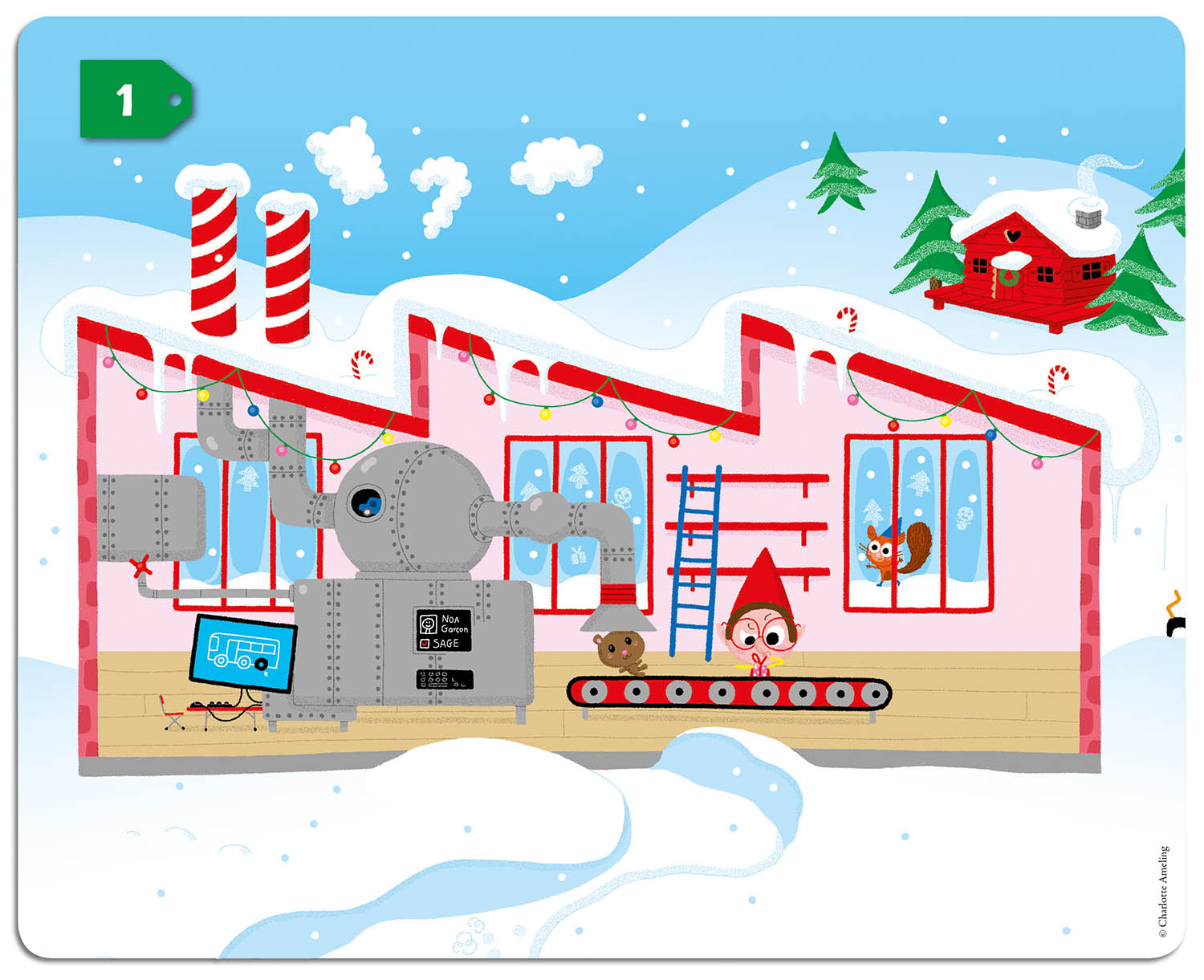 200 Autocollants Noël (Édition 2021)