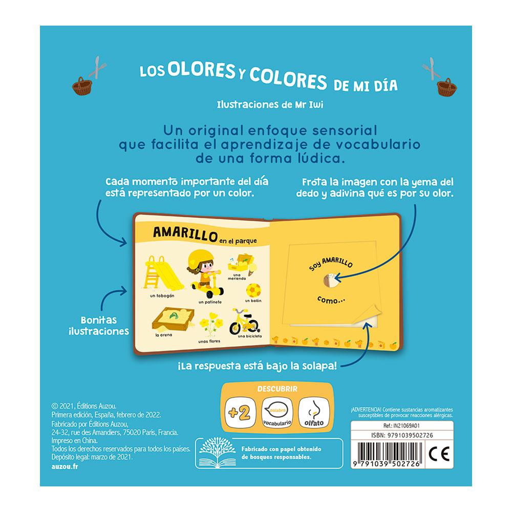 Mi Libro De Olores Y Colores. Los Olores Y Colores De Mi Día. Mi Día