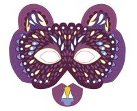 Strass et stickers pailletés - Masques pailletés