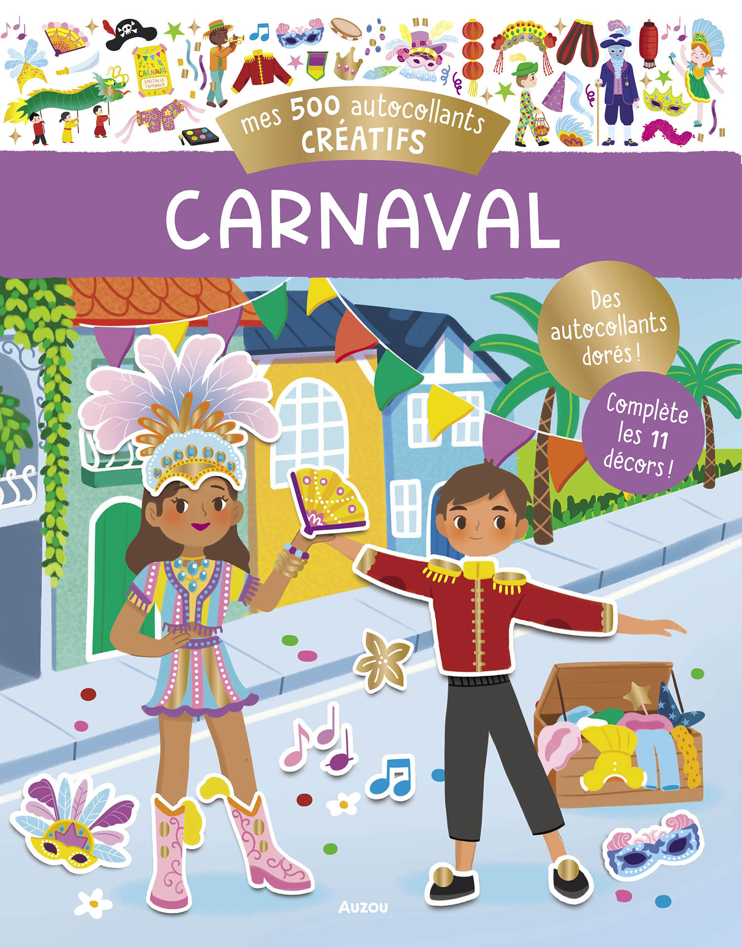 Mes 500 Autocollants Créatifs - Carnaval