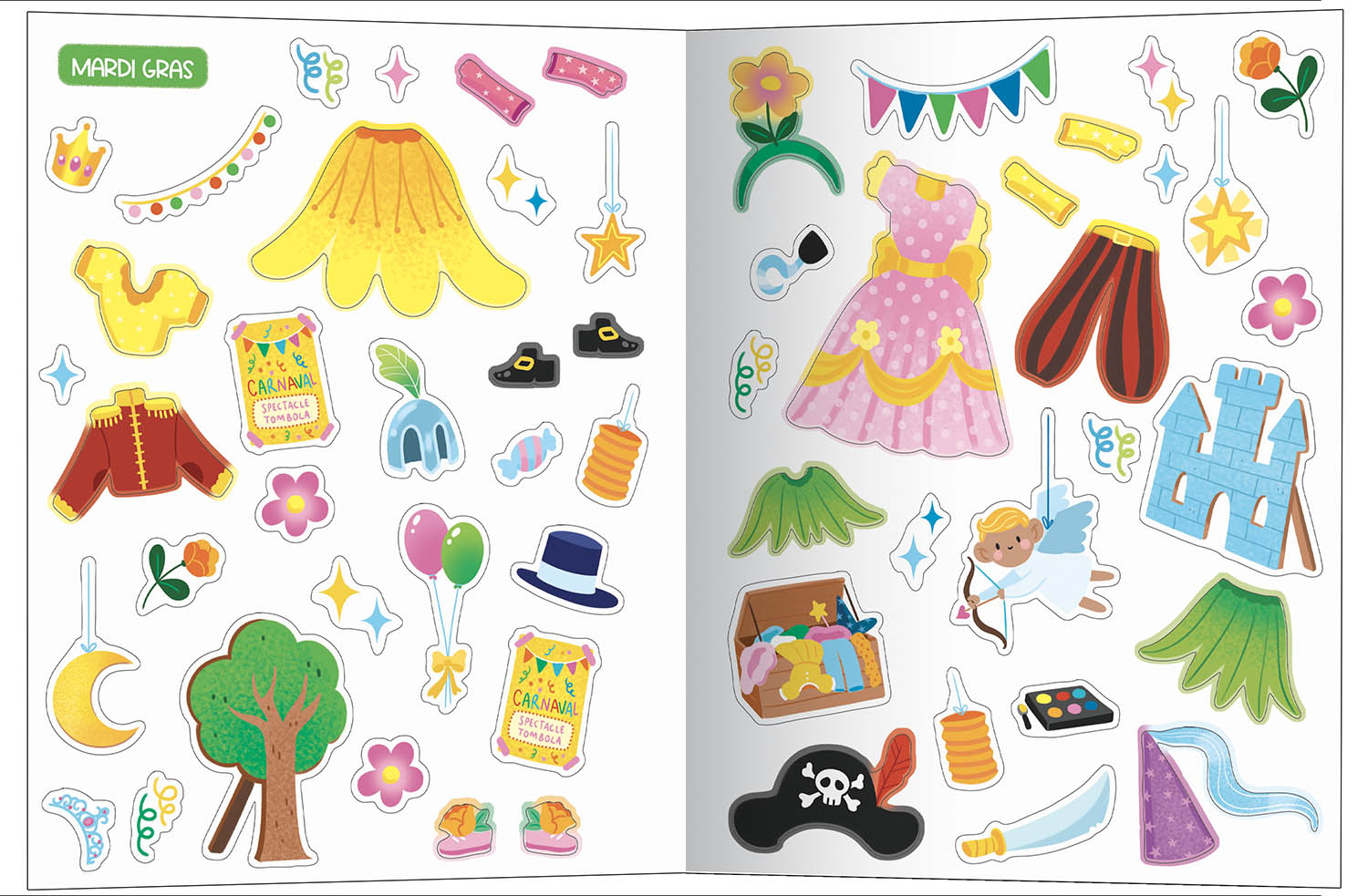 Mes 500 Autocollants Créatifs - Carnaval