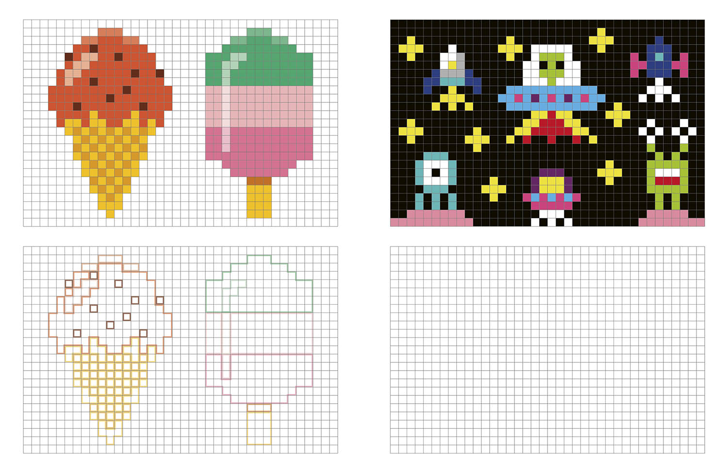 MES GRANDS COLORIAGES - MES COLORIAGES PIXELS