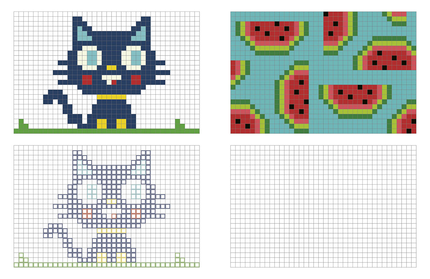 MES GRANDS COLORIAGES - MES COLORIAGES PIXELS