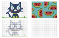 MES GRANDS COLORIAGES - MES COLORIAGES PIXELS