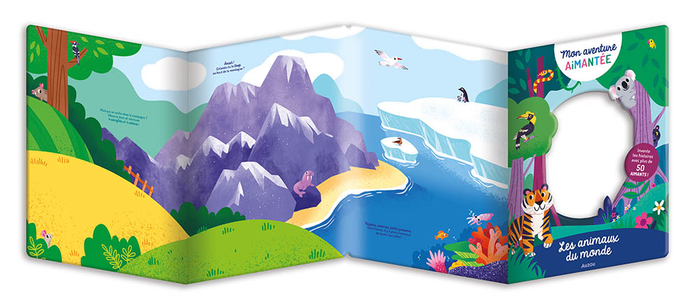 Les Animaux Du Monde : Invente Tes Histoires Avec Plus De 50 Aimants !