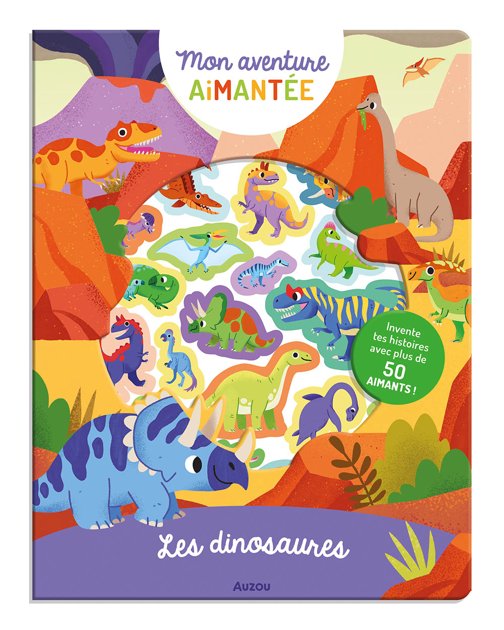 Les Dinosaures : Invente Tes Histoires Avec Plus De 50 Aimants !