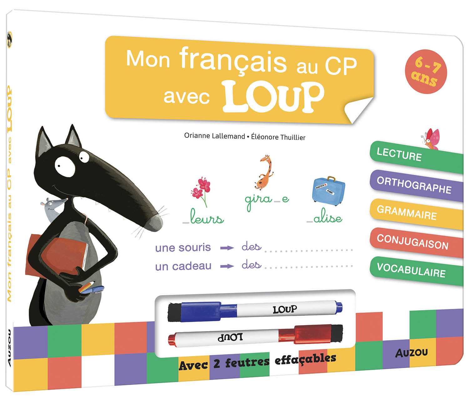 Mon français au CP avec Loup - Livre ardoise 