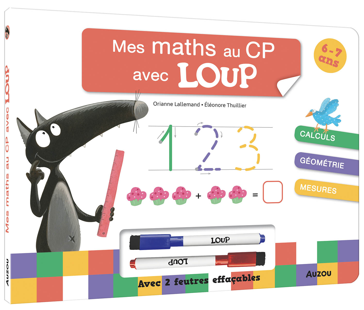 Mes maths au CP avec Loup - Livre-ardoise Mes maths au CP avec Loup - Livre-ardoise