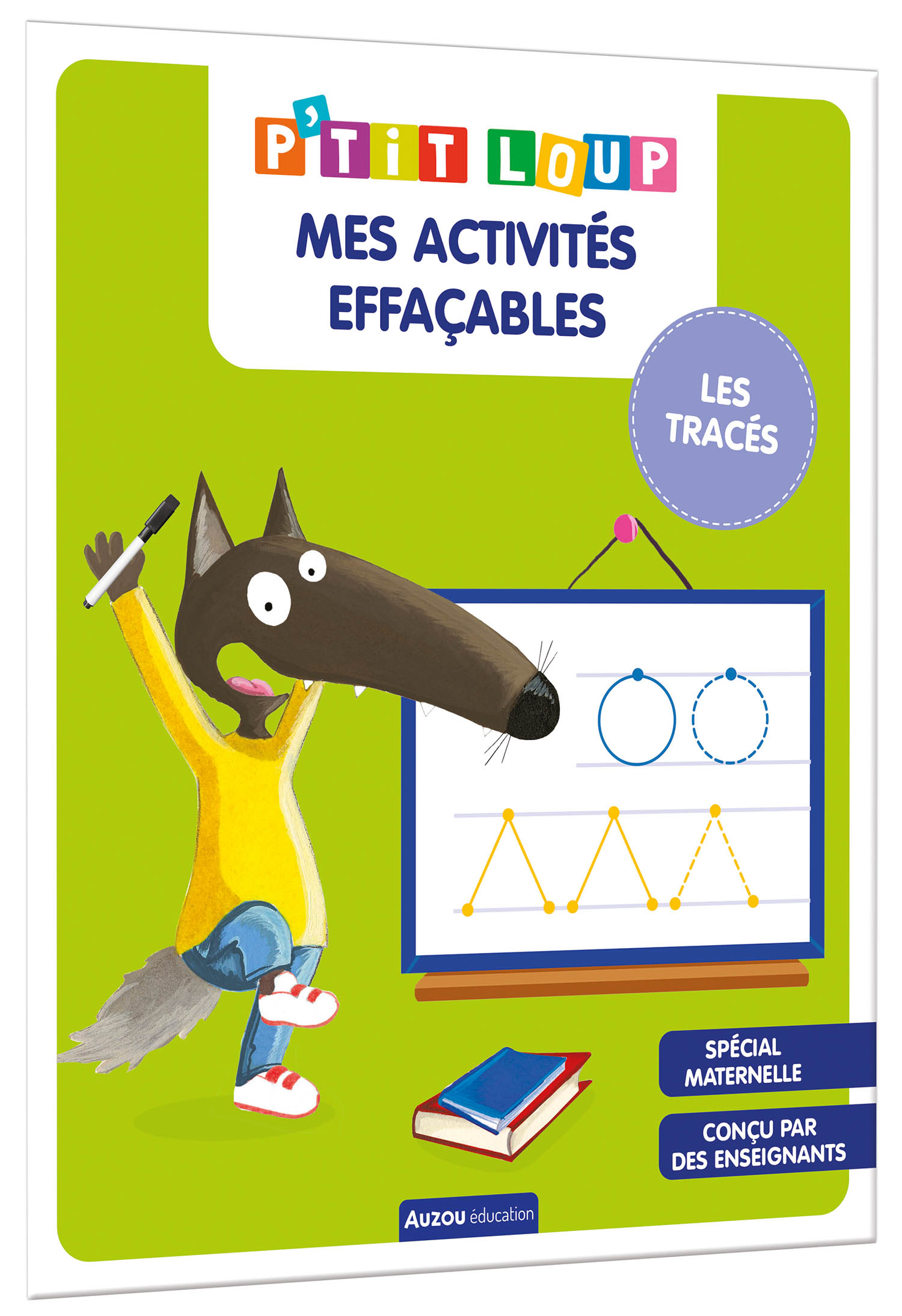 P'tit Loup Mes Activités Effaçables : Les Tracés