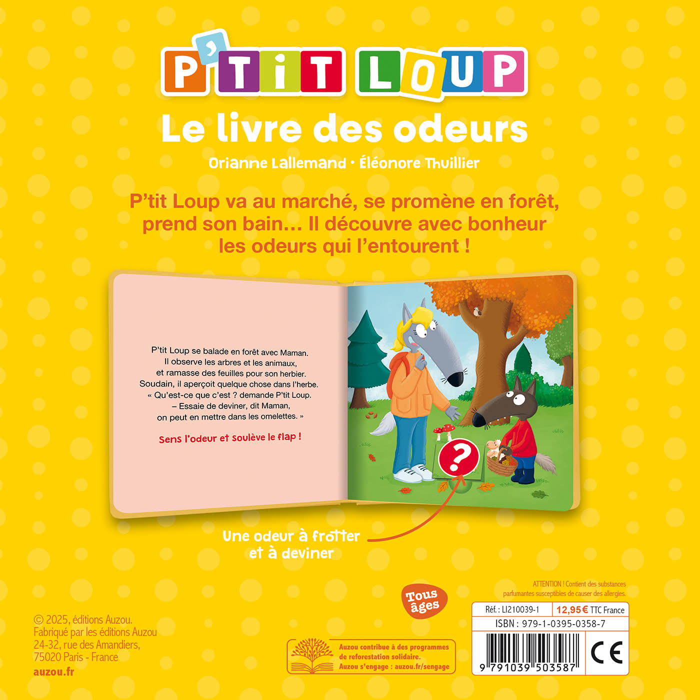 P'tit Loup - Le Livre Des Odeurs