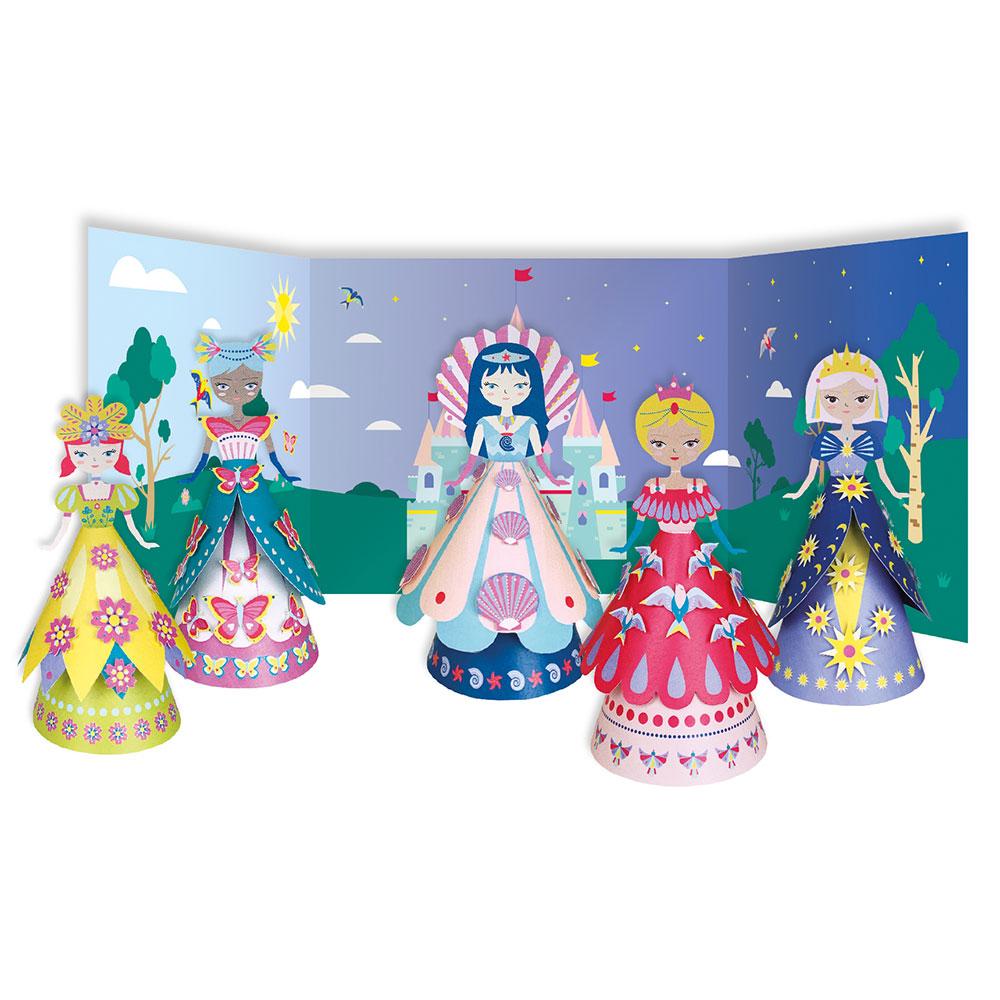 Mi Estuche De Artista. Princesas De Cuento En Paperart